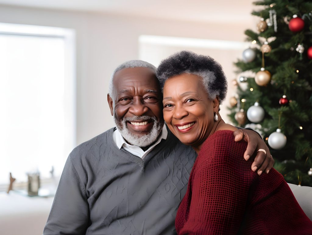couple celebrating christmas together (1)
